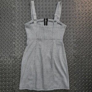 Houndstooth Zip Front Bodycon